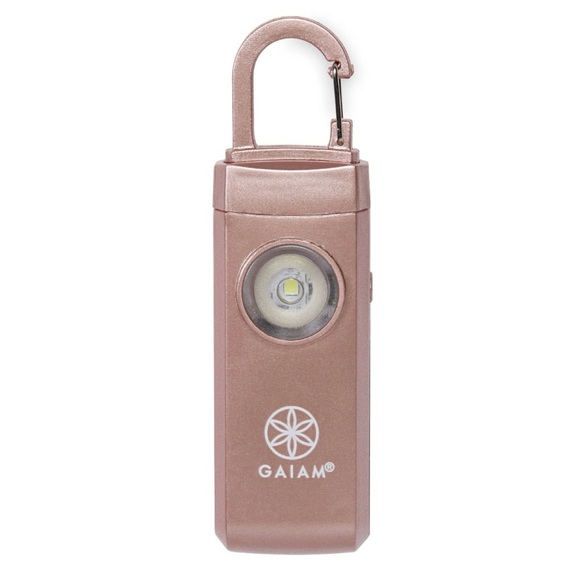 Gaiam Rose Gold Safety Alarm - Picture 1 of 6